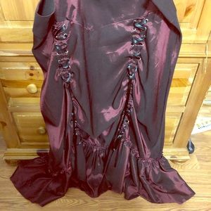 Renaissance corseted back skirt. New